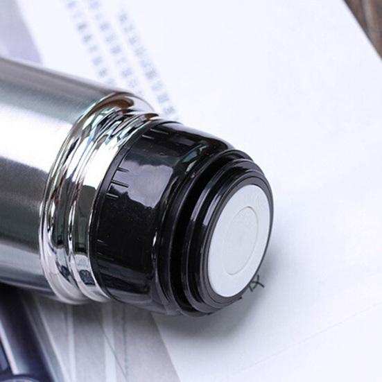 Portable Dual-layer Flask Tea Coffee Bottle Vacuum Thermal Water Cup Jug Mug