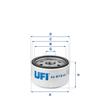 Ufi 23.418.00 Ufi Oil Filter Metal Low