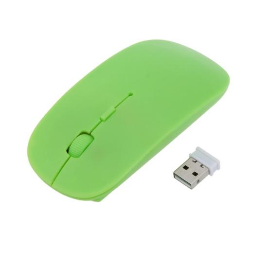 2,4G ergonomisk trådløs spillmus med USB-mottaker for bærbar PC