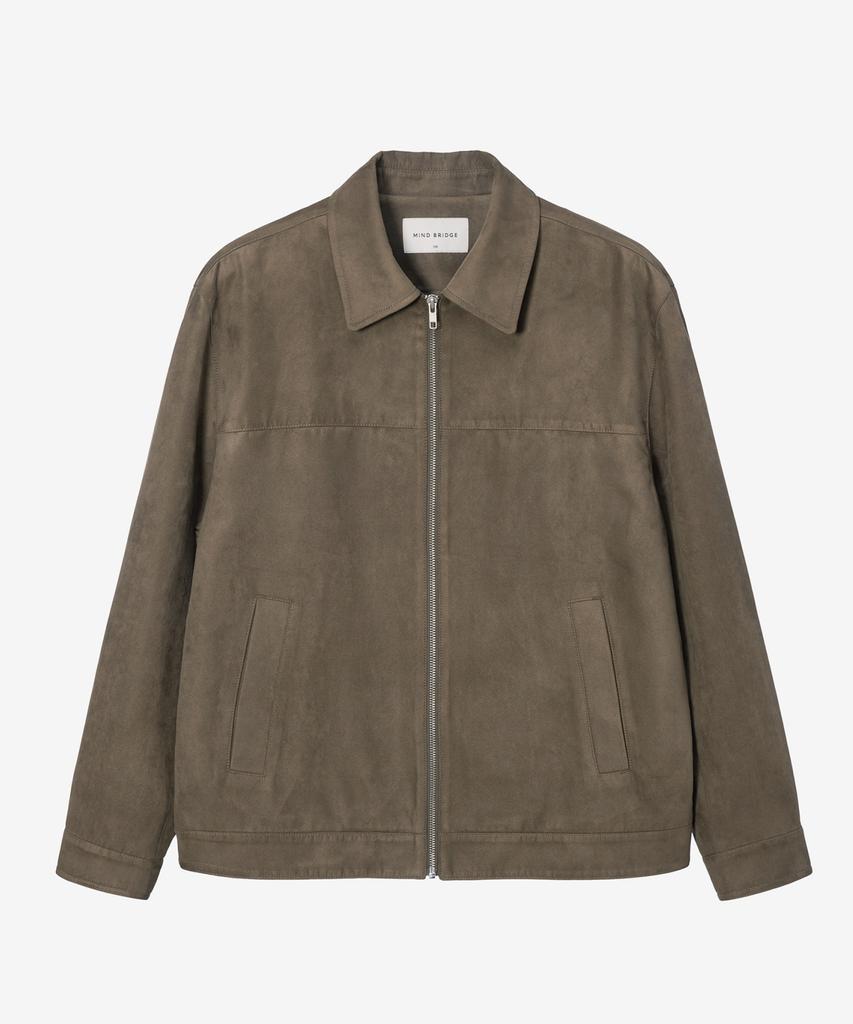 MINDBRIDGE Suede Semi-Overfit Trucker Jacket - 2 Colors