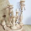 1/2PC Candle Holders Party Table Decor Home Decor Candles Stickers Minimalist Roman Column Photo props Wooden Vintage Rustic
