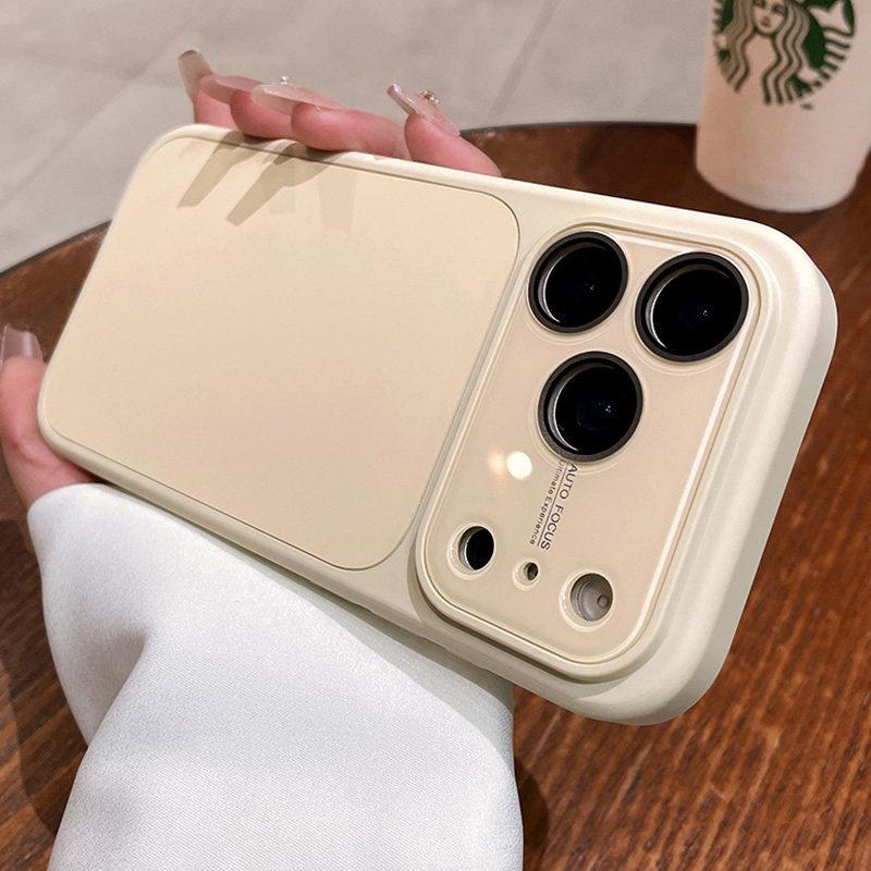 Applicable to iPhone17ProMAX large window Corning two-color mobile phone case Apple 16 all-inclusive Al button case