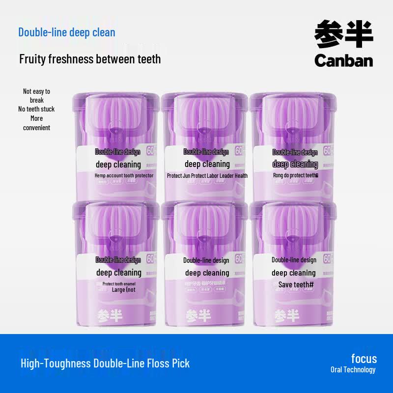Cenban High-Toughness Double-Line Dental Floss Sticks