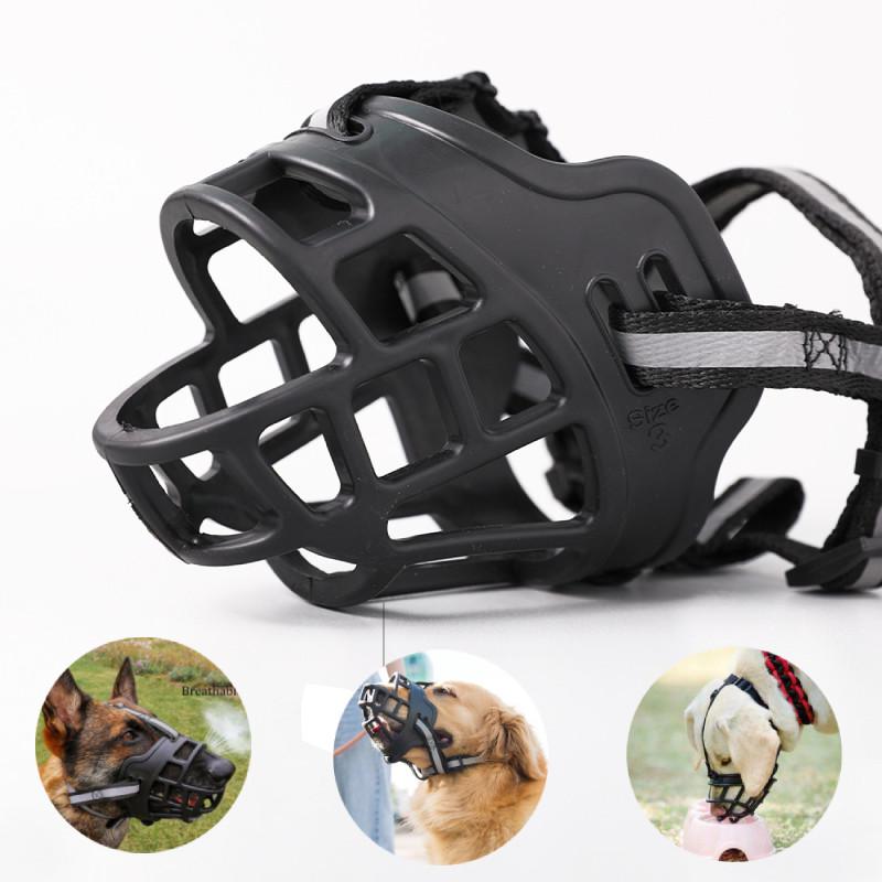 Verstellbarer Kunststoff-Hundemaulkorb mit Schutzeigenschaften für sichere und komfortable Anwendung