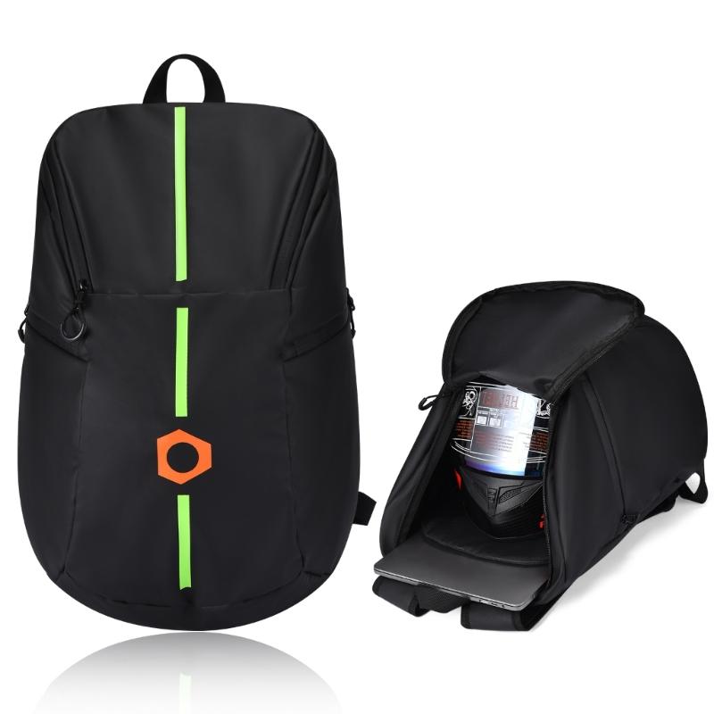 

Helmets Pack Holder Bag Motorcycle Helmets Backpack Outdoor Travel Backpack Lightweight Storage Bag Motorcycle Accessory 1