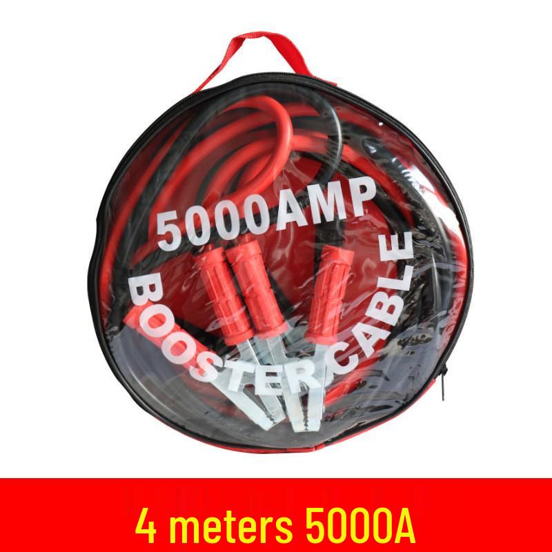 4-Meter Heavy-Duty Jumper Cables with Antifreeze Crocodile Clips