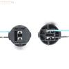 1Pcs H7 Car Bulb Socket Lamp Holder Copper Wire Double Hole Plug Triangle Circle Light Bulb Socket for Vehicle