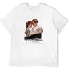 Men Titanic Movie Poster Jack and Rose Mercerized Cotton T-Shirts White