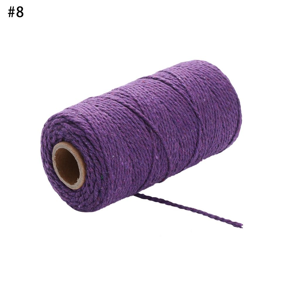 100 Meter/Rolle Bakers Home Decor Handgemachte Kordel Schnur DIY Seil Baumwollschnüre Verpackung Bastelprojekte