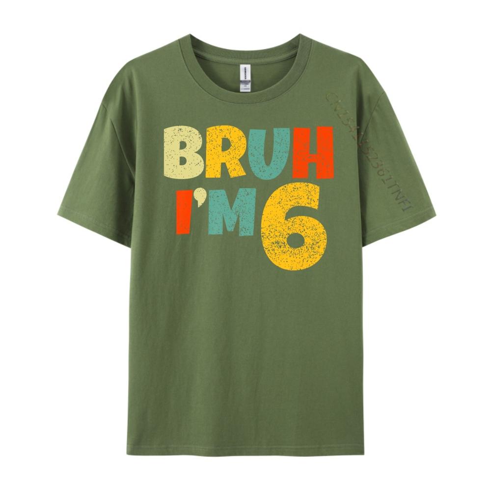 Bruh It My 6th Birthday I M 6 Year Old Birthday Unisex Clothes Luxury Brand