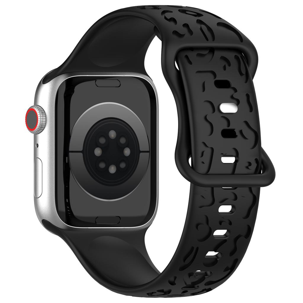 Flower Engraved Band for Apple Watch 10 9 8 7 6 5 4 3 Strap Bracelet for IWatch Ultra 49mm 45mm 46mm 41mm 40mm 44mm 38/42mm Band