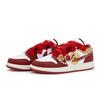 Jordan Air Jordan 1 Vintage Basketball Shoes Women's Low Top White/Gold FJ3465-160(Team80-)