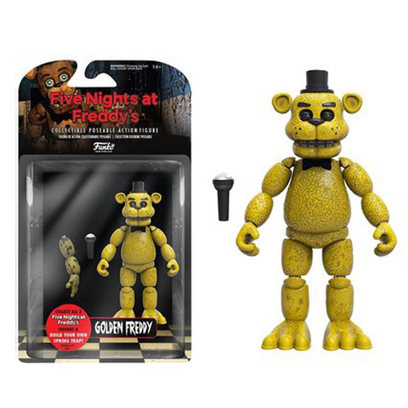 Fnaf Funko Five Nights At Freddys Action Figure Articulated Golden Freddy Parts Foxy