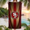 Asciugamano da Spiaggia alla Moda San Francisco 49ers Asciugamano Portatile Morbido ad Asciugatura Rapida per Nuoto Campeggio Vacanze
