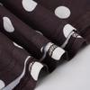 2026 Elegant French Polka Dot Ruffle Dress - Slimming, Backless U-neck with Romantic Drape