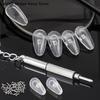 DIY Soft Silicone Air Chamber Glasses Eyeglasses Nose Pads With Screwdriver Replacement Repair Tools Anti-slip Nose Pad Screw