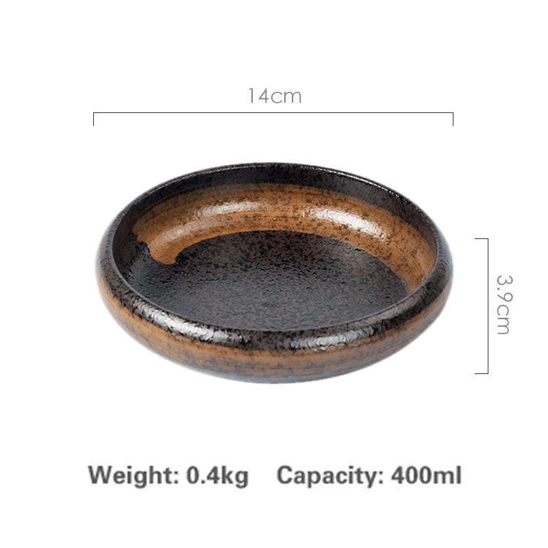 

Креативная ретро керамическая посуда для суши, японские и корейские закуски, наборы маленьких тарелок и блюд, керамическая тарелка, японский набор посуды