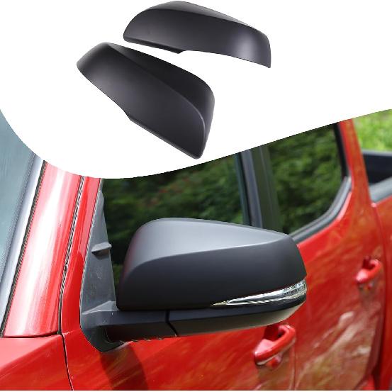 

Lcojicep Car Door Side Mirror Cover Trim Compatible with Tacoma 2015-2022,Outside Door Mirror Cover Trim, Exterior Rearview Mirror Cap ABS (Carbon матовый черный