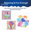 1 Set Diamant-Malerei-Aufkleber, Kreativität, DIY, Eiscreme-Muster, Strass-Aufkleber-Set für Zuhause, Wanddekoration