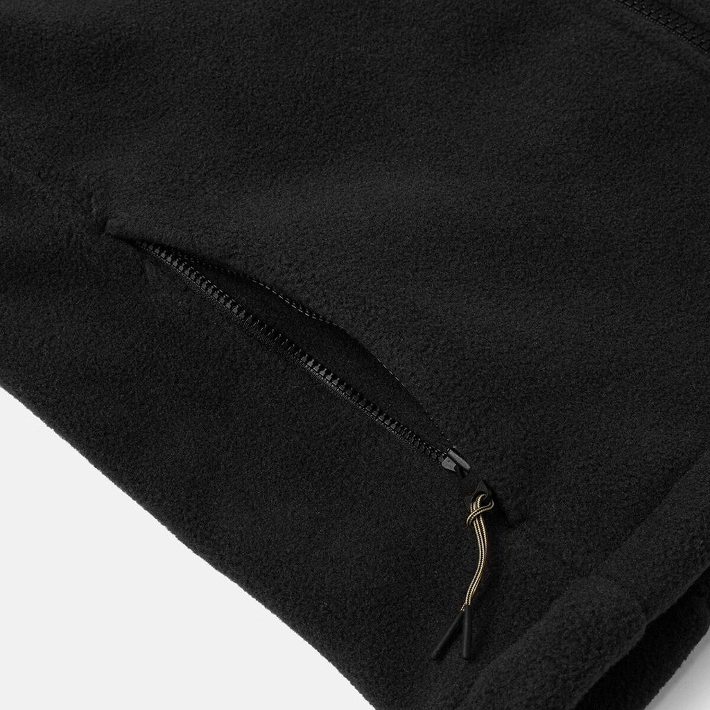 Timberland Stand Collar Zip Moisture Wicking Warm Fleece Jacket Women Outerwear Black A5ZF7-001