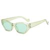 X1218 Women's Trendy Polygon Cat Eye Sunglasses with UV Protection