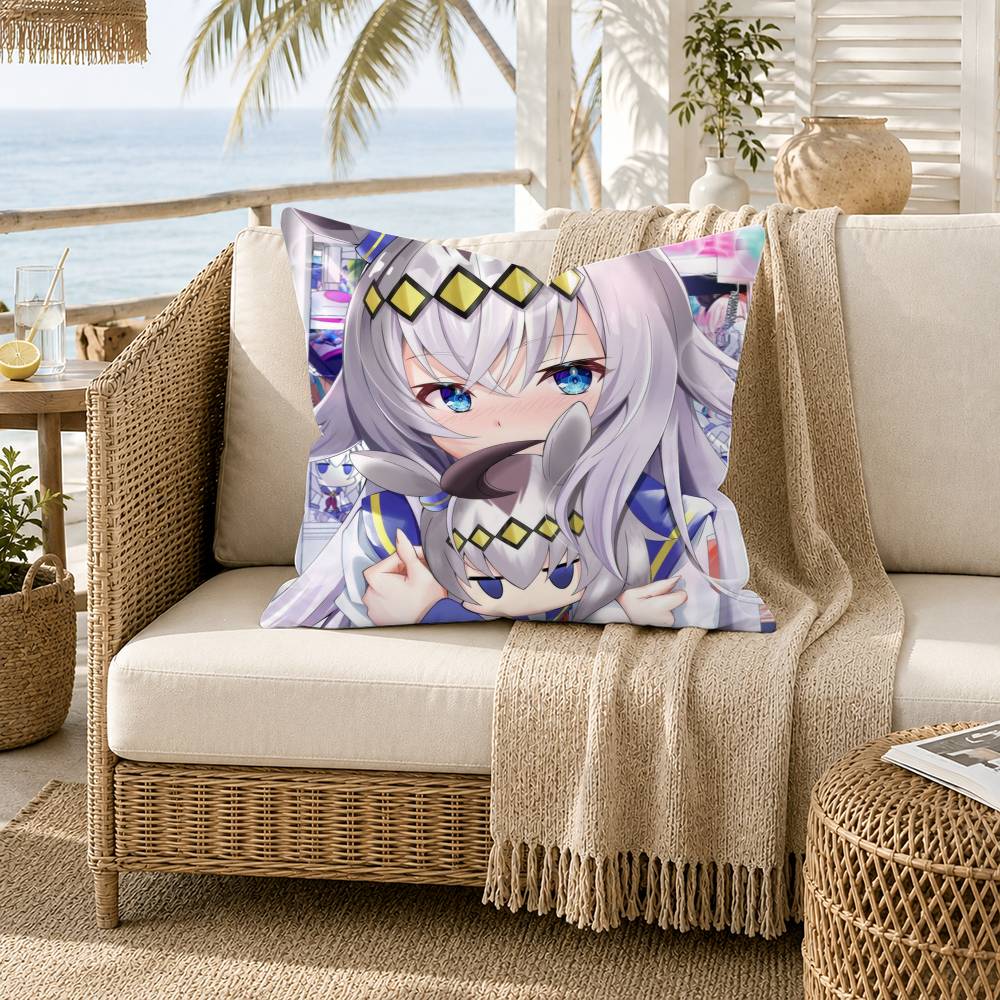 Oguri Cap Tamamo Cross Umamusume Pretty Derby Pillow Case for Sofa Living Room Home office Decor Protective Cover