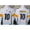 NFL Team Apparel Patriots Steelers Embroidered V-Neck Oversized Jersey Men Sports Fan Wear