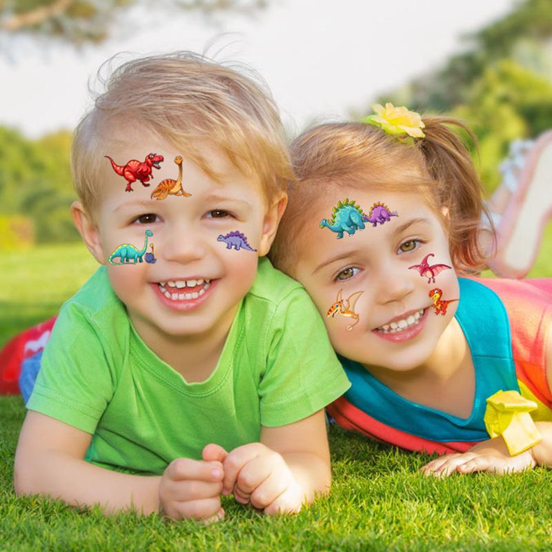 New Little Fresh Tattoo Sticker Watch Children's Face Waterproof INS Arm Sticker Toy Set 10Pcs set Cute Cartoon