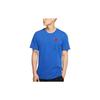 T Shirts Men's Blue Crew Neck Moderate Straight Fit CD3176-480