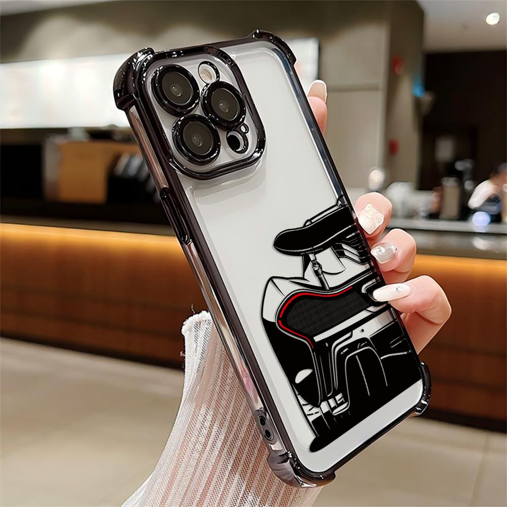 Luxury brand sports cars Plating Phone Case For Samsung S26 S25 S24 S23 S22 S21 S20 FE Note20 Edge Plus Ultra 4G 5G Anti Airbag Samsung S21 5G