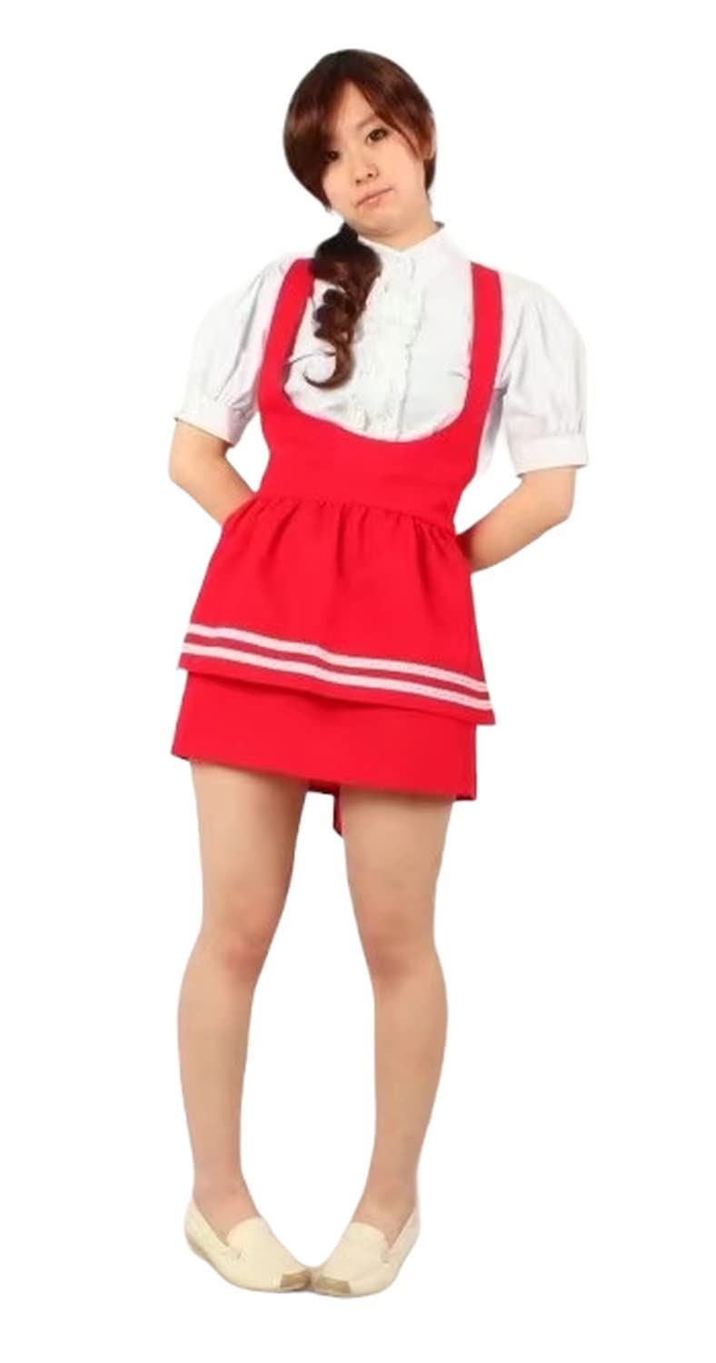 

WELLERS Анна Красная Форма Официантки Косплей Костюм Комплект Миллера (Размер M)