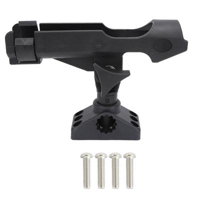 ABS 360 Grad Rotation Einstellbare Angelrute Unterstützung Halterung Installation Halterung für Kunststoff Boot