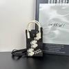 Mobile phone bag flower knitted bag niche versatile shoulder messenger bag trendy tote bag flower knitting