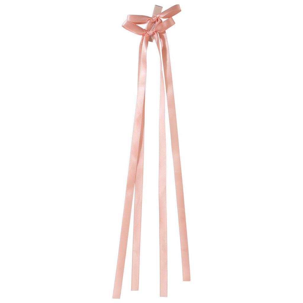 Ballet Style 4cm Bow Duckbill Hair Clip - Sweet Ribbon Hair Accessory
