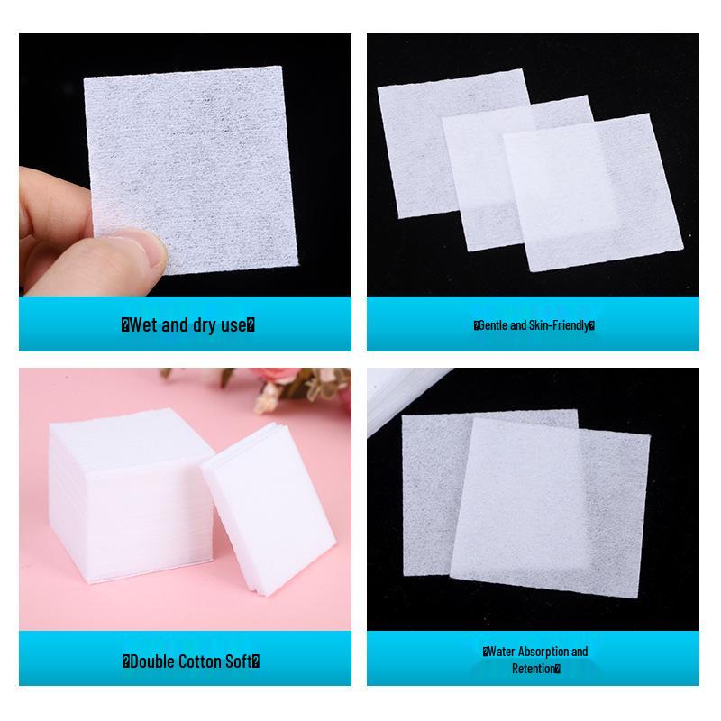 Nail Polish Remover Cotton Pads - Large Capacity Wipes for Nail Art Cleaning