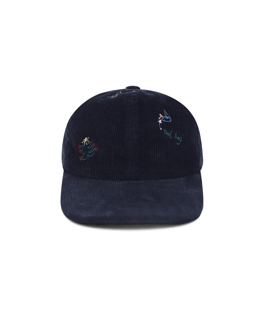 Sseonleobeutueo [Home Alone] Cord Cap Navy