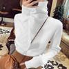 Women's Spring & Autumn Slim-Fit High-Neck Knit Sweater - Loose Inner Wear Base Layer Top