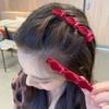 Flequillo flocado, pinza para el pelo, tocado, pinzas para el pelo de pico de pato, pasadores, pinza para el pelo Vintage