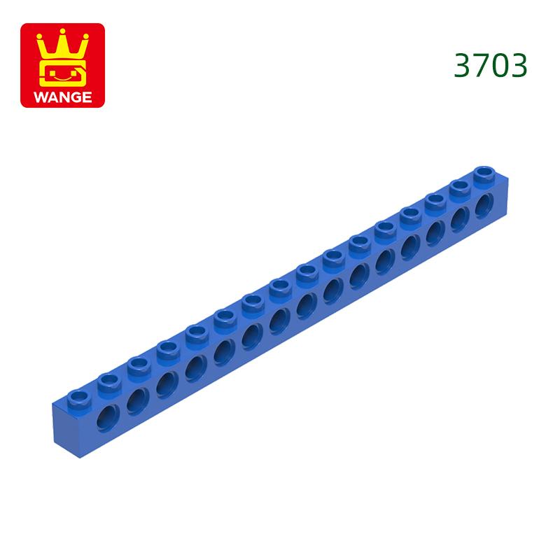 Non-Toxic 18Pcs/Lot 3703 1X16 Holes Thick Bulk Building Blocks Moc Accessories Compatible With Brick Toys Children Gift Box