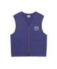 Thisisneverthat Zip Sweat Vest Purple Blue