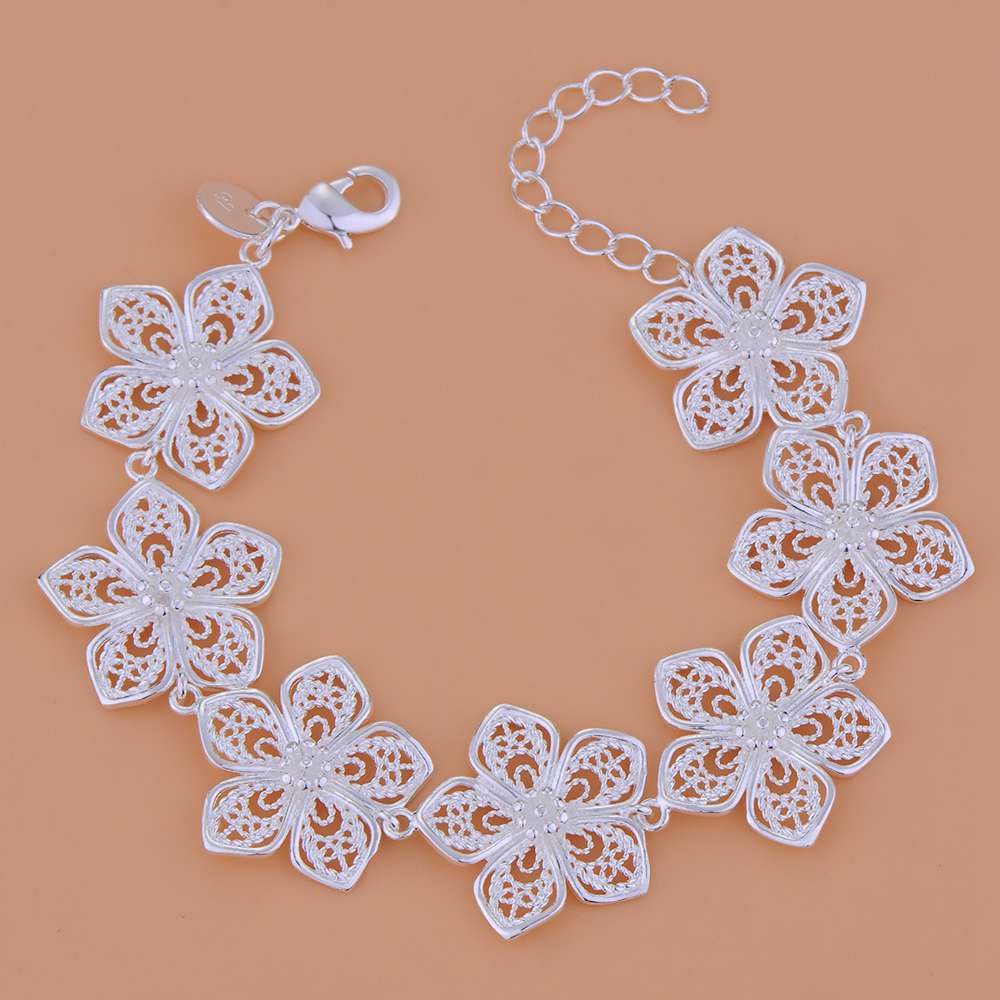 Brățară Argint 925 Inimă Lanț Romantism de Înaltă Calitate Pentru Femei Bărbați Modă Petrecere de Angajament Cadou Bijuterii de Nuntă