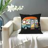 Eriba1 Square Pillowcase Pillow Cover Cushion Zip Decorative Comfort Throw Pillow for Home Bedroom