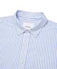 Covernat Whale Logo Stripe Half Shirt Light Blue