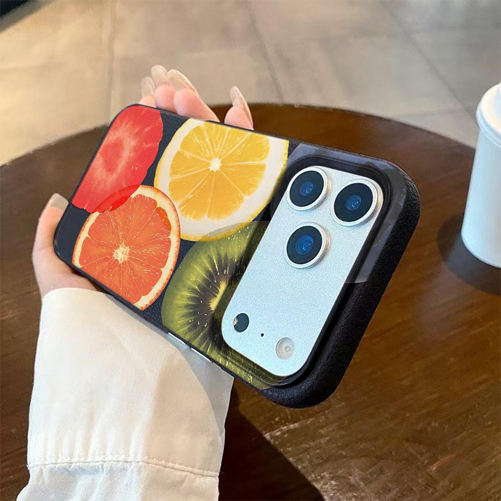 

Orange Fruit Style Silicone Phone Case For iPhone 17 Pro Max 11 12 13 14 15 16 Pro 17 Air 15 14 Plus X XS XR Soft Cover iPhone XR