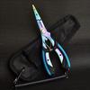 Multifunctional Stainless Steel Fishing Pliers with Elbow Hooks, Colored Titanium Alloy Open Loop Wire Cutters and Anti-slip Lead Pressing Handles