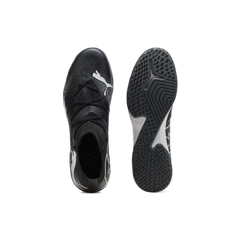 PUMA Future IC IN Mens Football Shoes Black White 107721-02