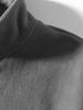 Men's Solid Color Stand Collar Zipper Hoodie Jacket - Outdoor Casual Streetwear