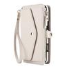 Per Custodia Portafoglio iPhone 17 Pro Max/Air/17 Pro, Porta Carte con Blocco RFID, Cover Magnetica Staccabile per Telefono con Tracolla