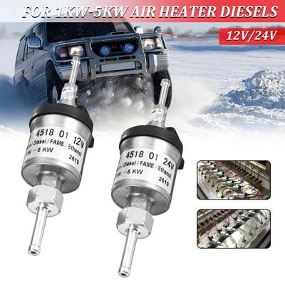 12V/24V automobilové topné olejové čerpadlo Odnímatelné univerzální elektrické olejové palivové čerpadlo Vhodné pro dieselové vzduchové nezávislé topení Příslušenství