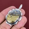 Schalenblende Pendant Latest Design Pendant Wonderful Gemstone Jewelry 925 Sterling Silver Pendant Handmade Pendant Silver Jewelry for Gifts